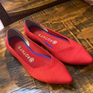 Red Rothy’s womens 9 worn once!